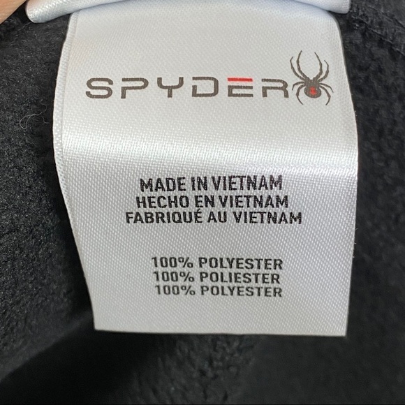 SPYDER Men’s black zip front jacket - Picture 7 of 14